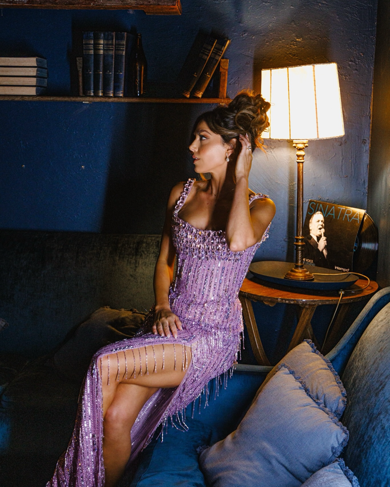 Albina Dyla Strap Corset Long Dress