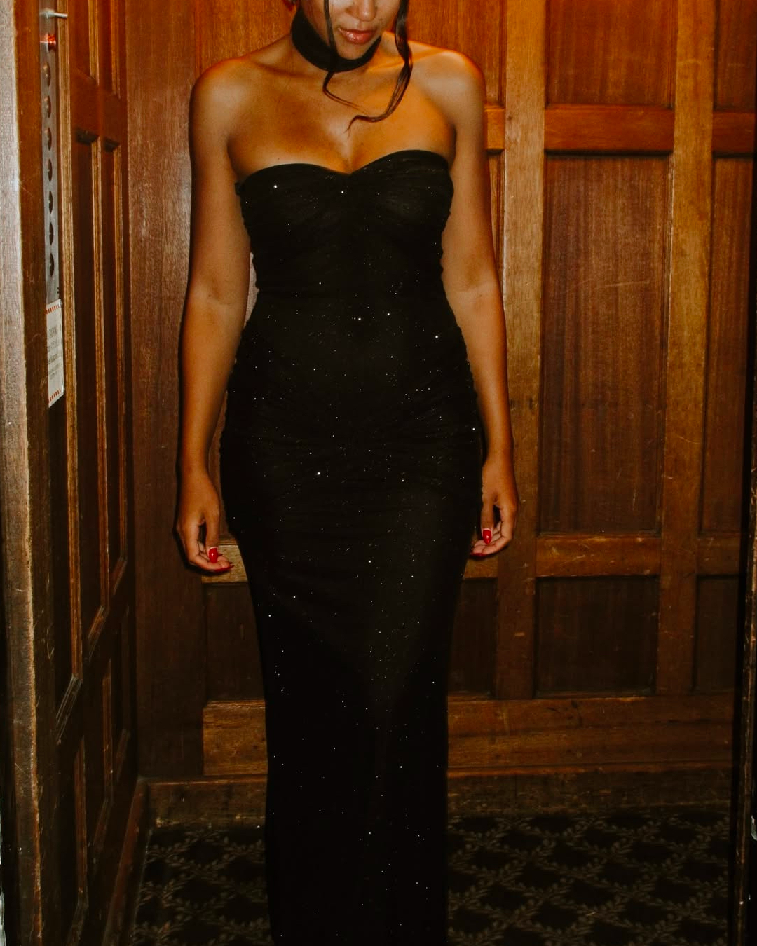 Mirror Palais Starlite Dress in Black